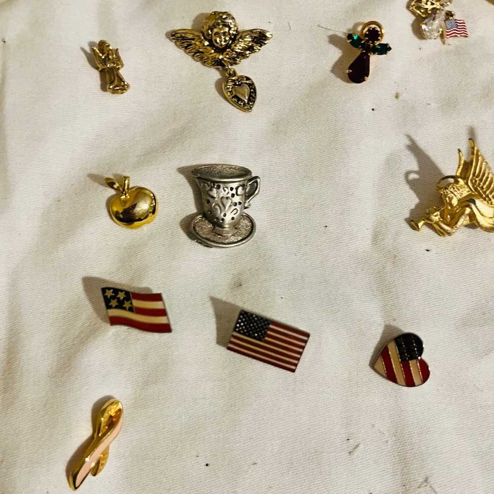 Vintage Angel Pin/Brooches Lot - image 7