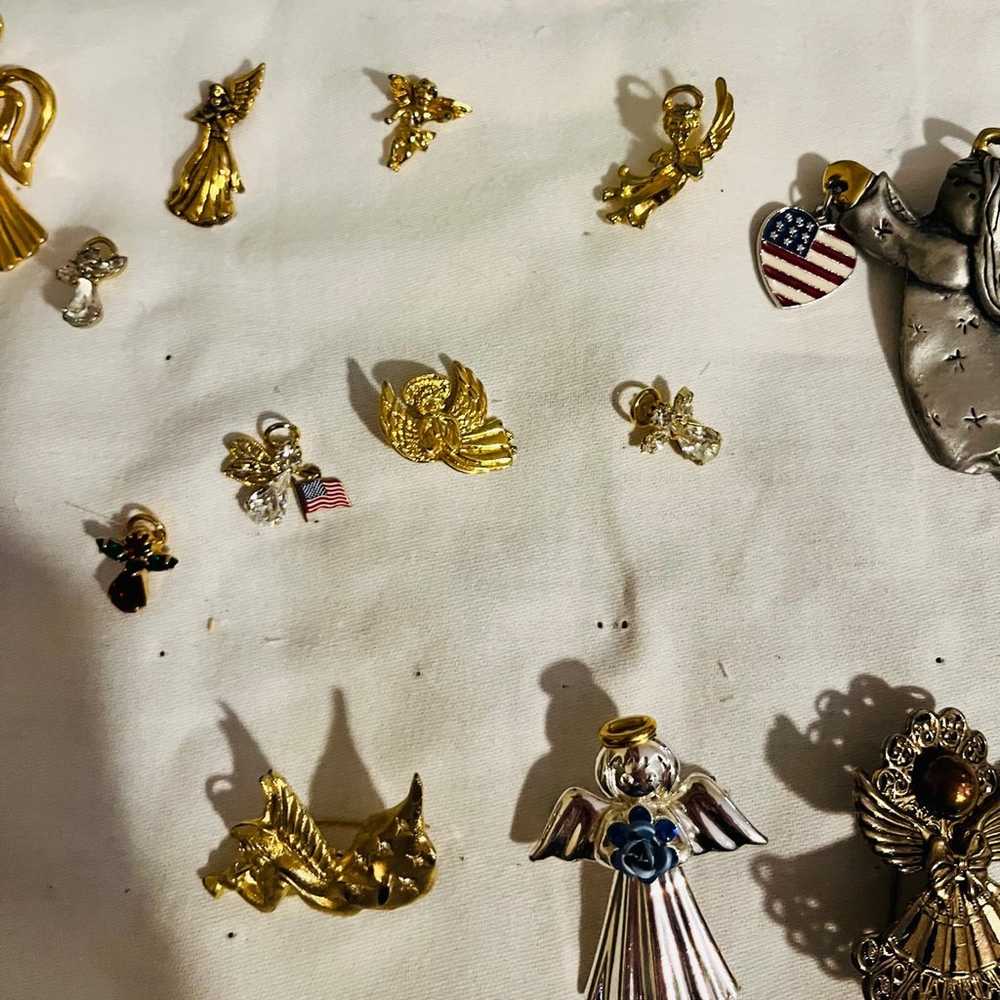 Vintage Angel Pin/Brooches Lot - image 9