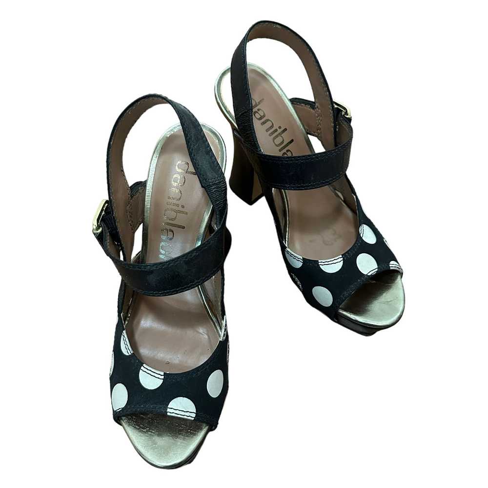 Other Daniblack Polka Dot Mary Jane Heels - image 3