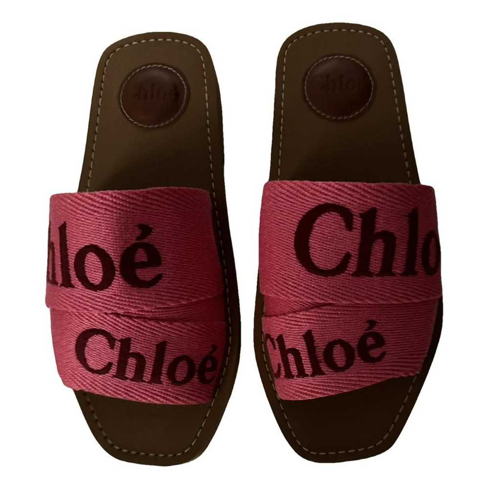 Chloé Woody cloth mules - image 1