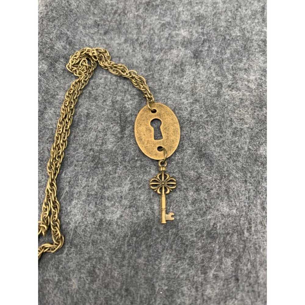 Vintage Lock and Key Style Necklace Lock and Key … - image 4