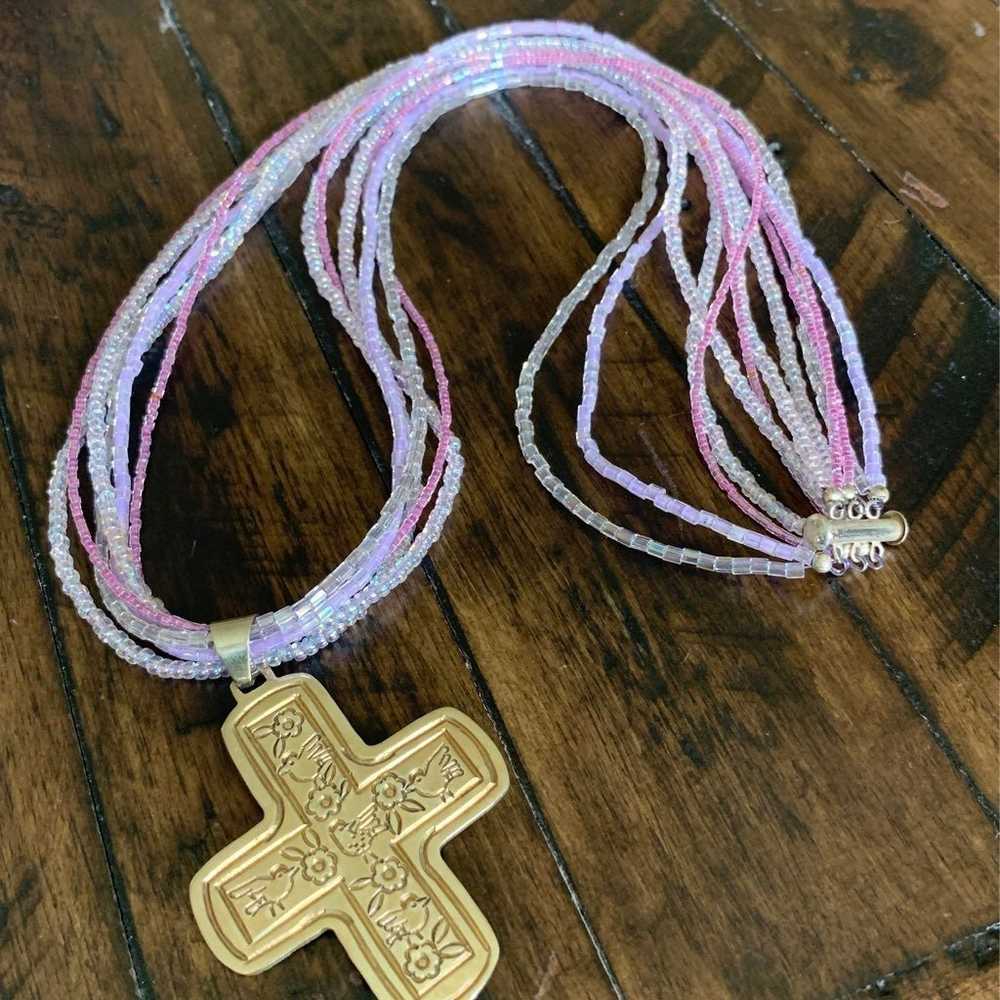 Necklace and cross pendant - image 2