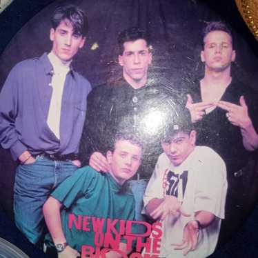 Vintage New kids on the block pin - image 1