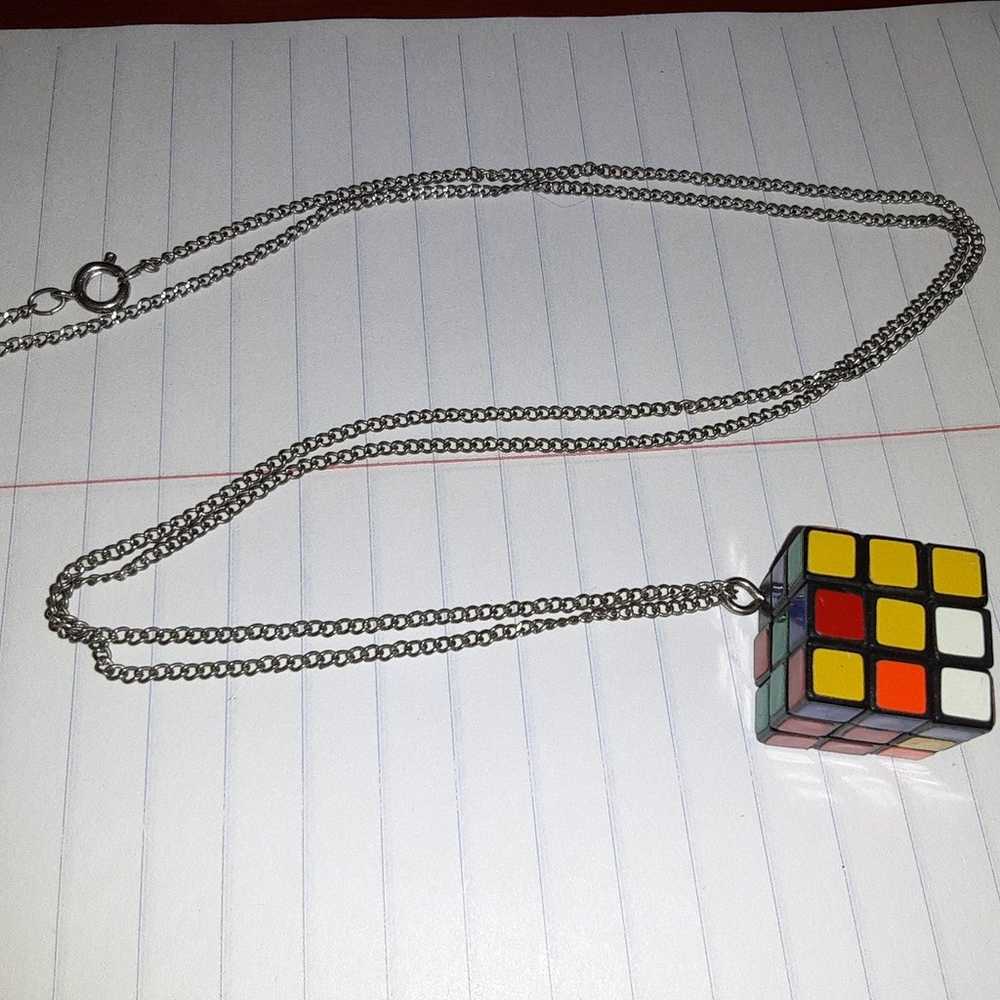 retro vintage collectible working rubiks cube nec… - image 1