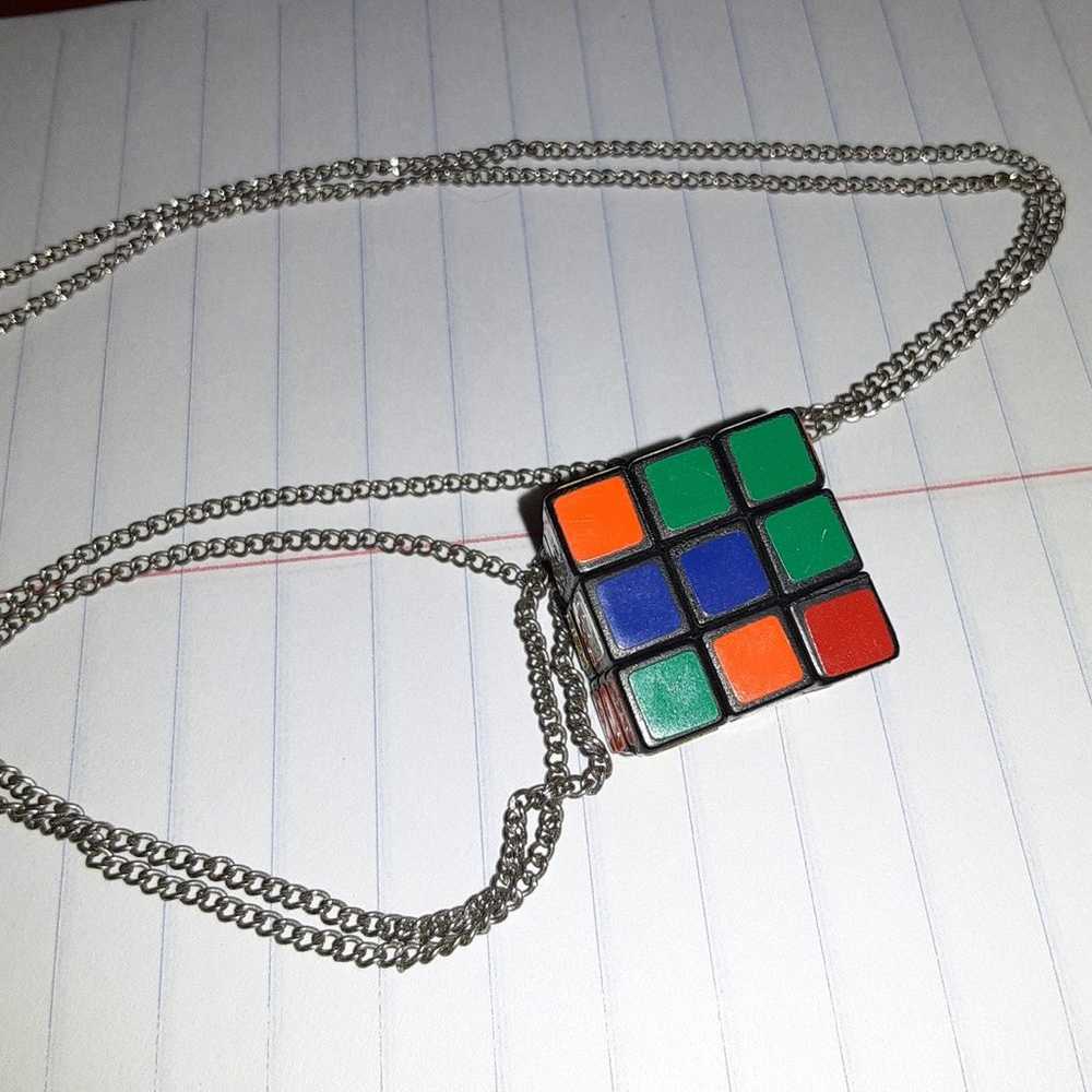 retro vintage collectible working rubiks cube nec… - image 6