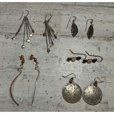 Lot of Vintage Dangle Drop Earrings Falling Star … - image 1