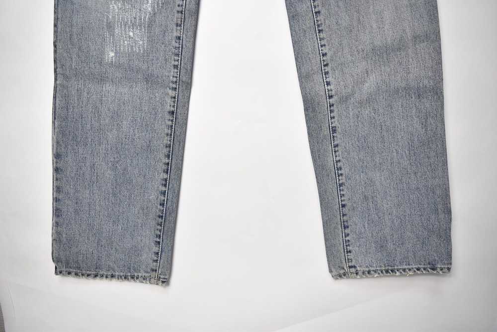 Distressed Denim × Versace ice bule damaged denim… - image 4