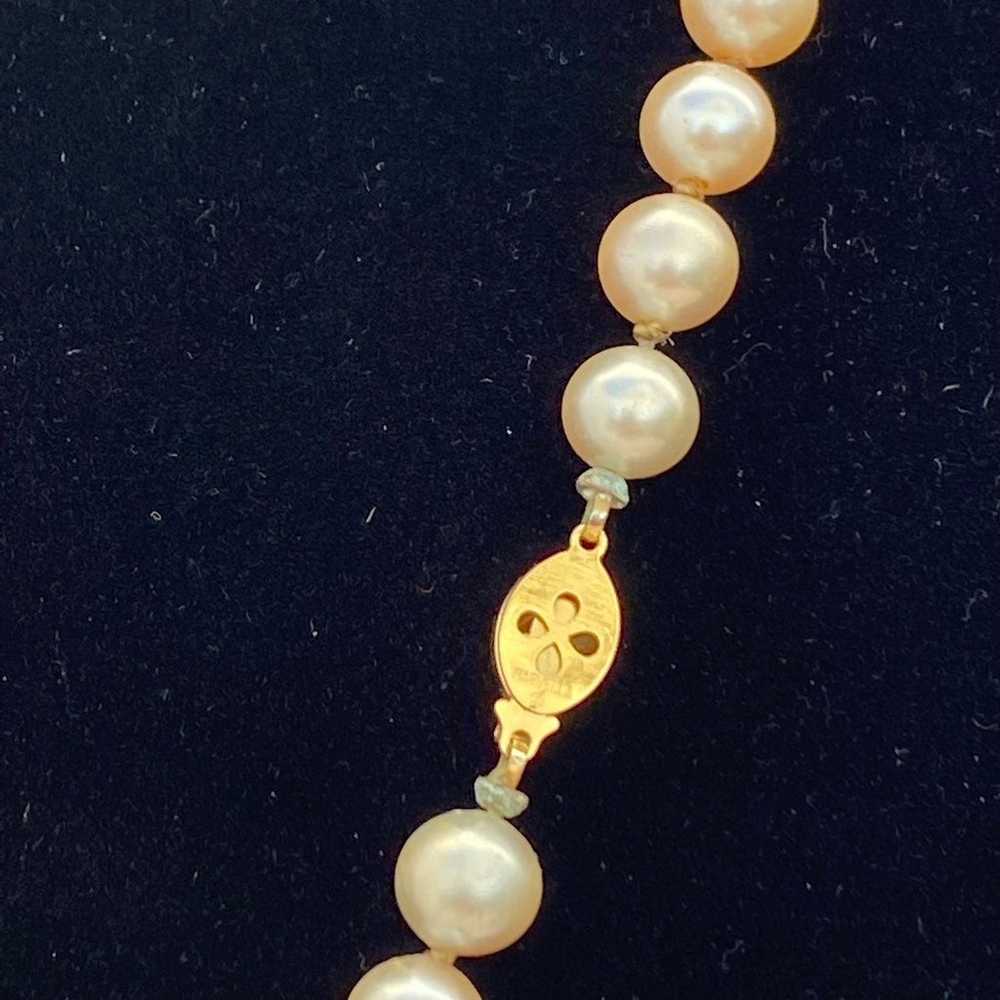 Vintage Marvella Pearl Necklace - image 4