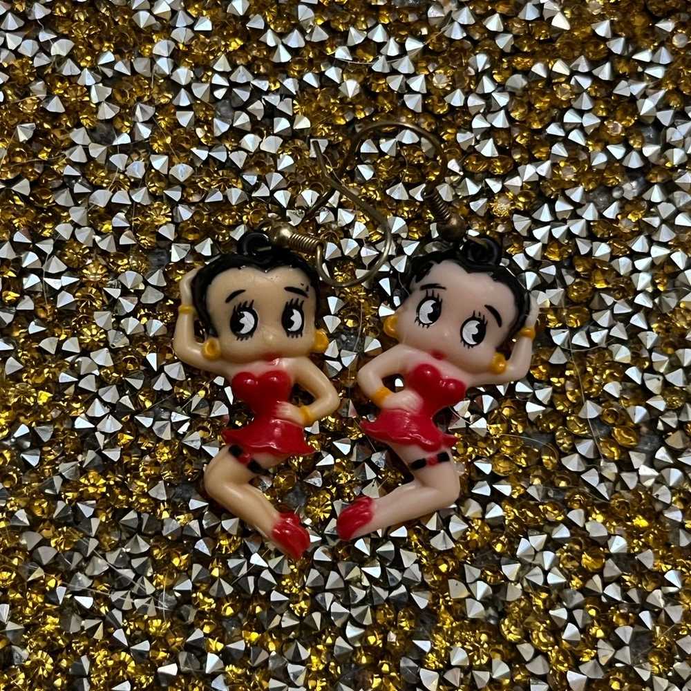 Vintage Betty Boop Earrings - image 1