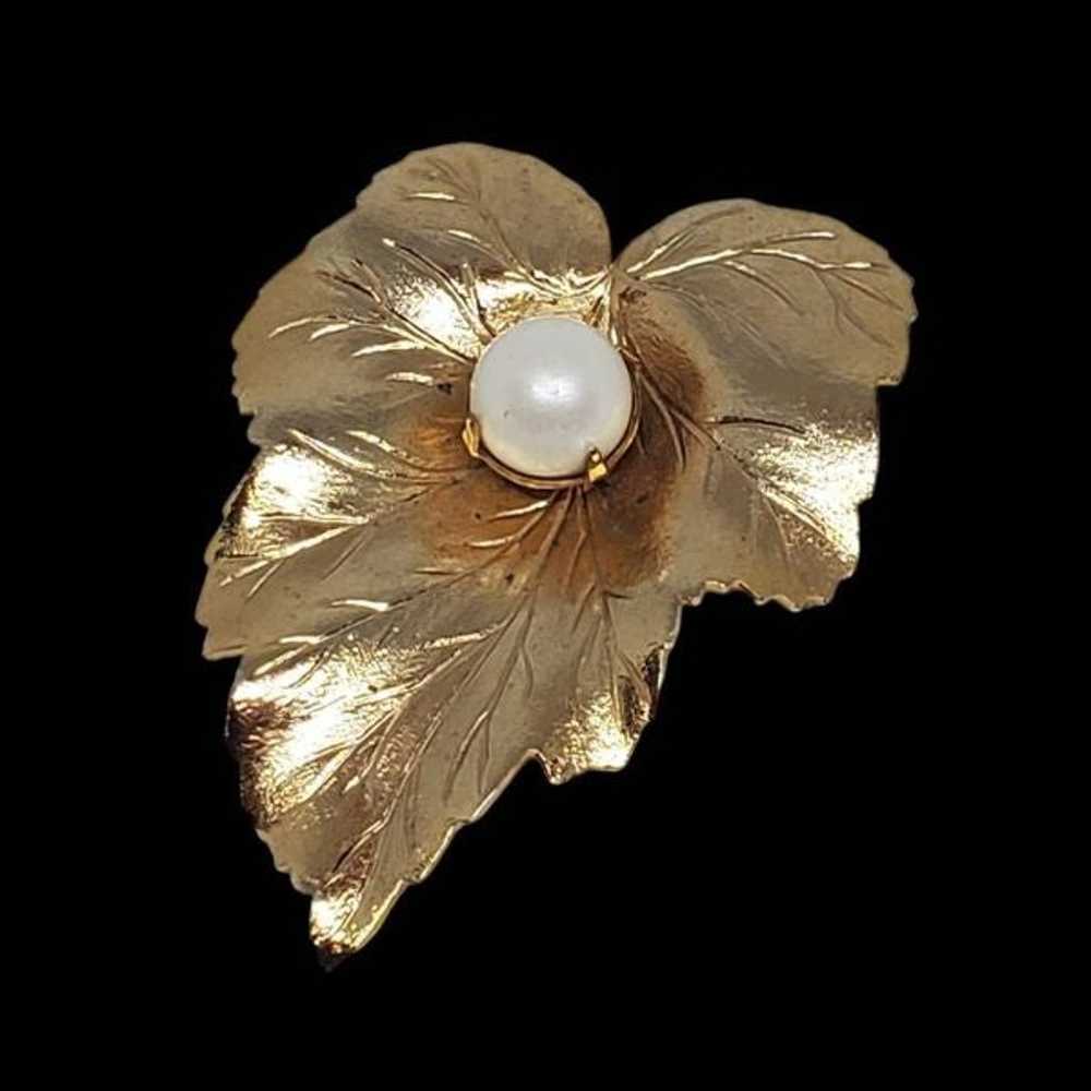 Vintage Sarah Coventry Gold Tone Simulated Pearl … - image 10