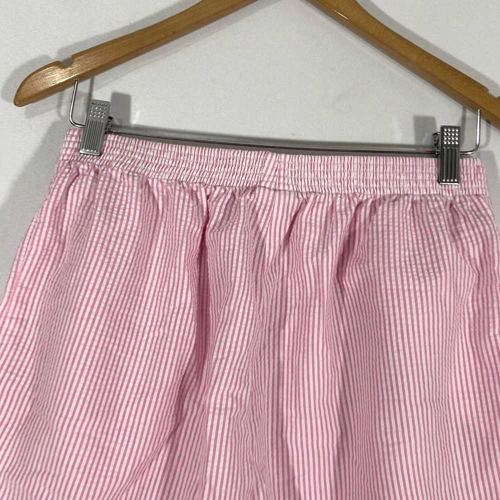 Vintage Bon Worth Womens Pink Striped Elastic Wai… - image 4