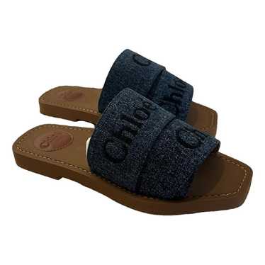 Chloé Woody cloth sandal