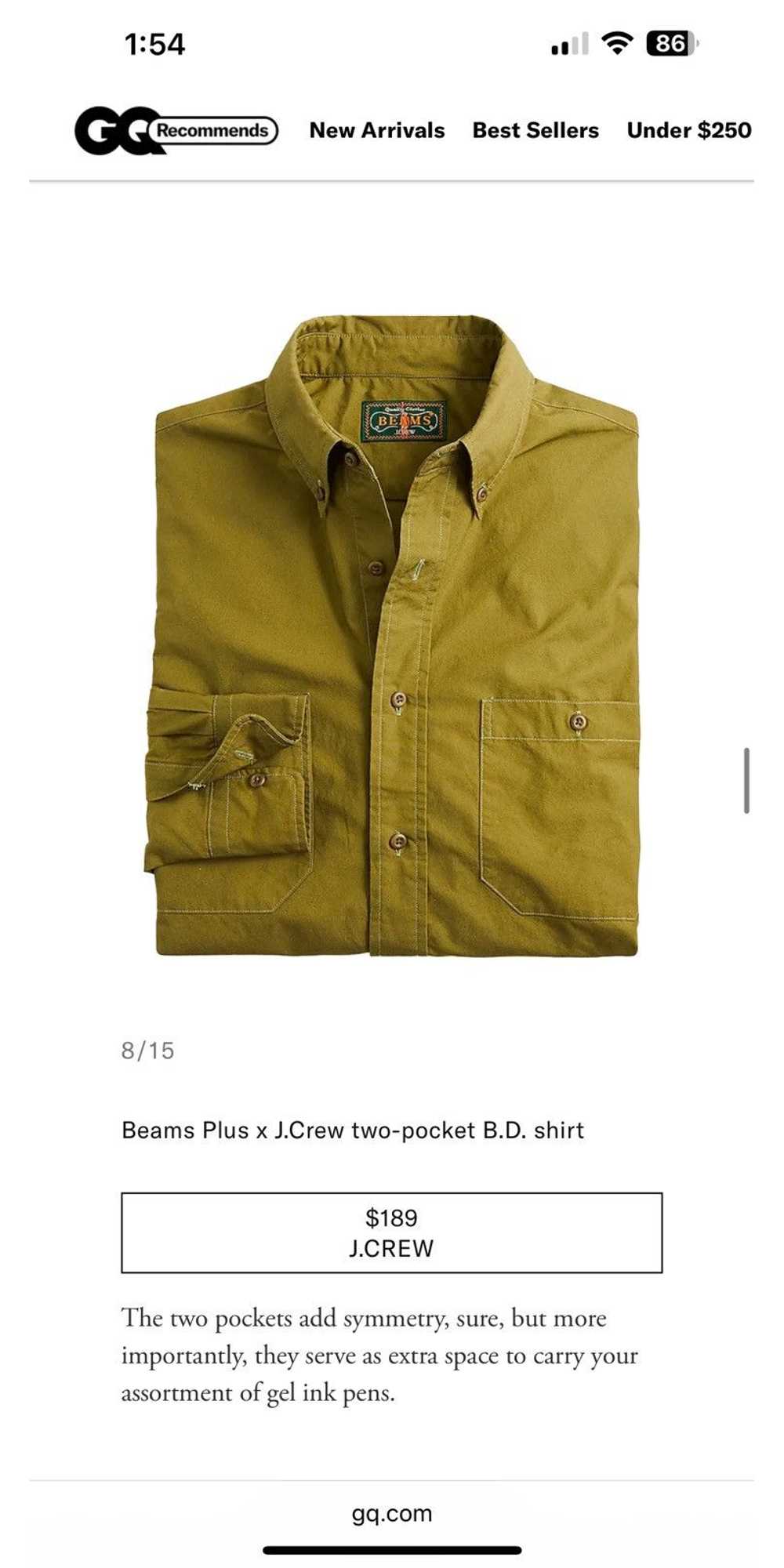 Beams Plus × J.Crew Beams Plus x J.Crew two pocke… - image 7