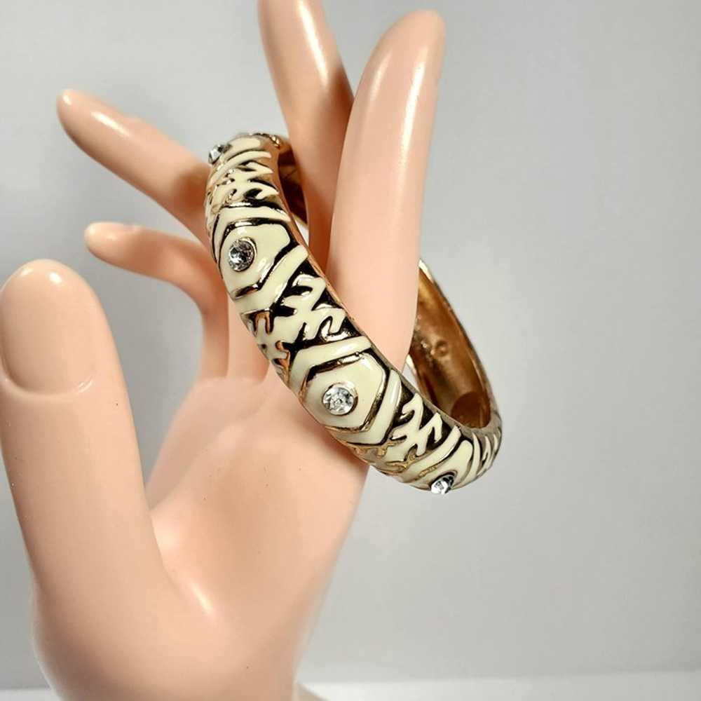 Vintage Enamel Bangle Bracelet Bundle - image 2