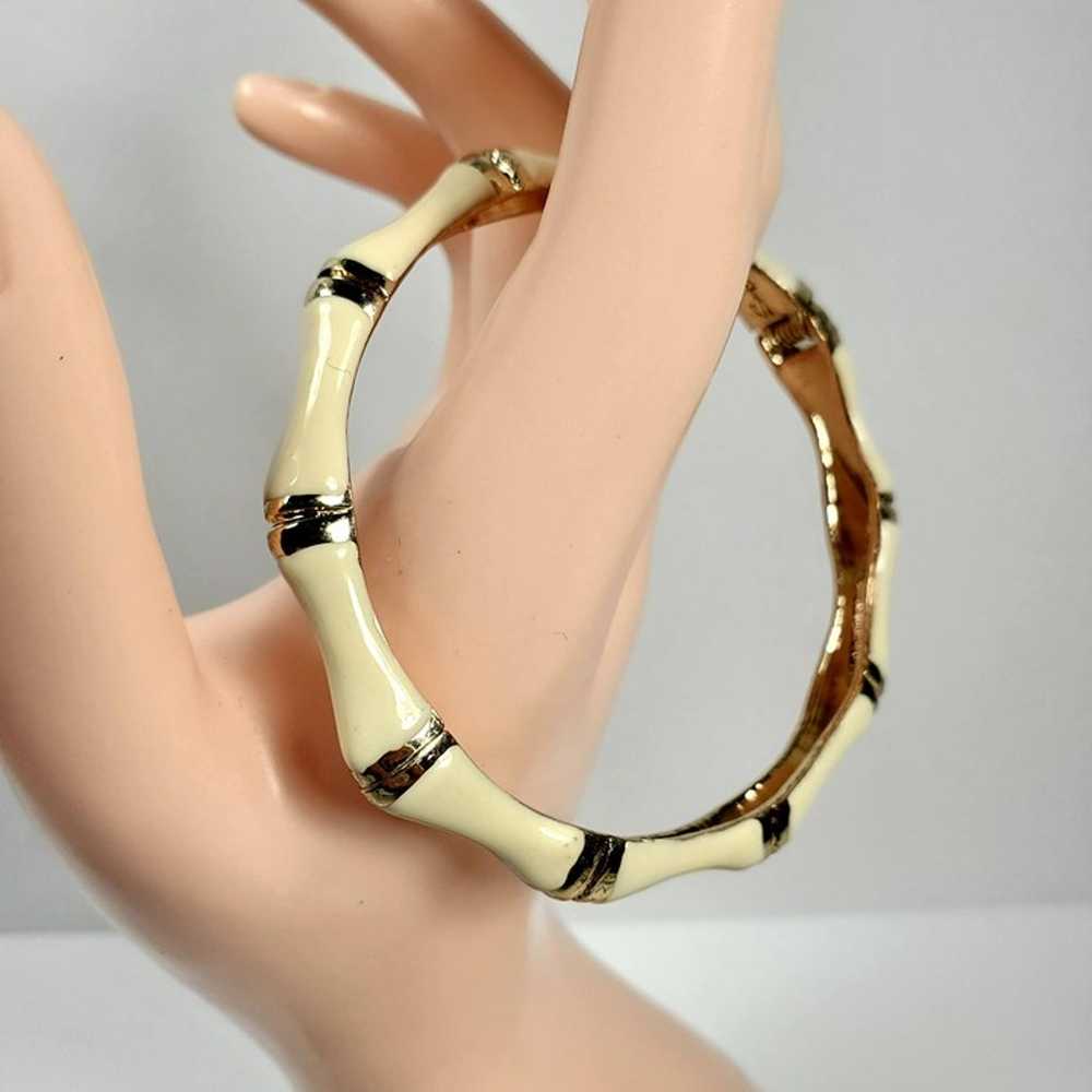 Vintage Enamel Bangle Bracelet Bundle - image 5