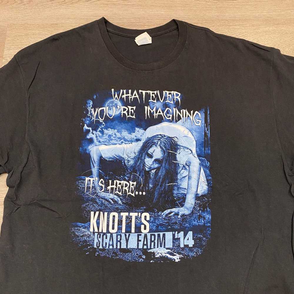 Delta Knotts Scary Farm 2014 Horror Maze T Shirt … - image 2