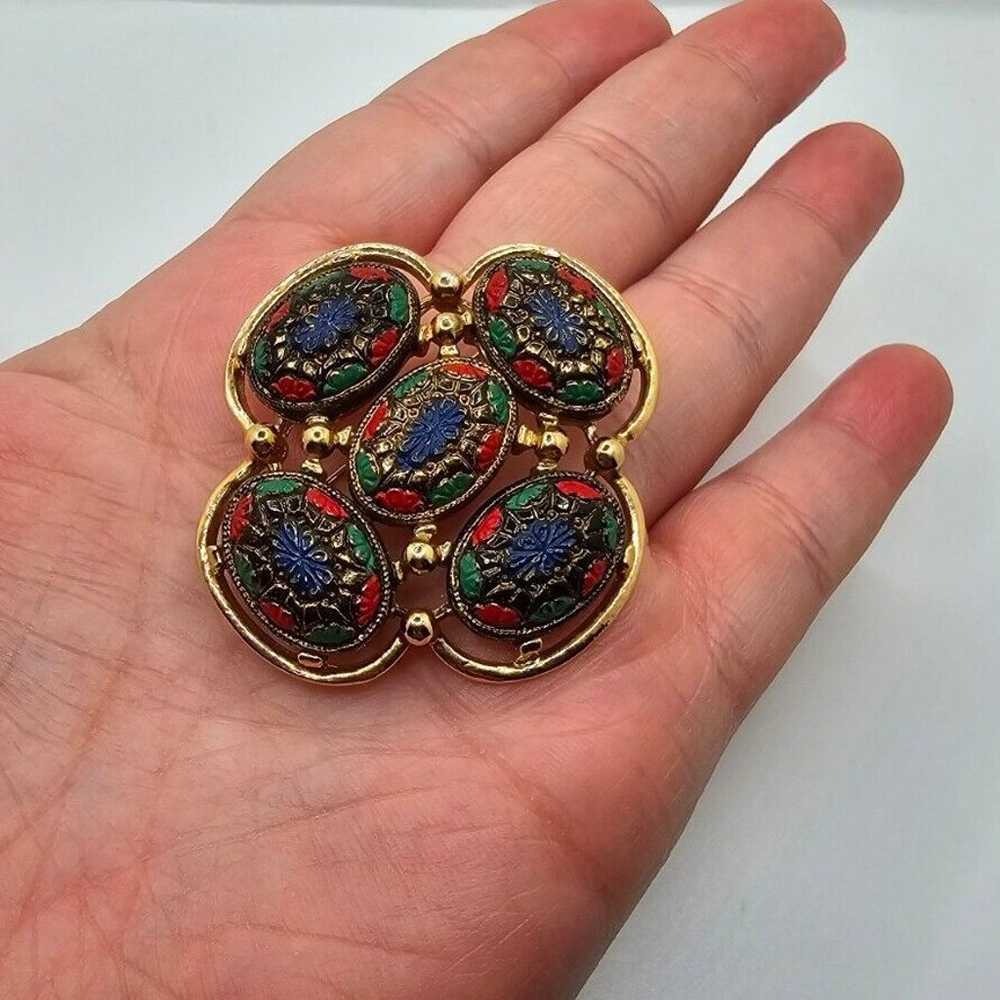 Vintage Sarah Coventry Brooch/Pendant Statement M… - image 8