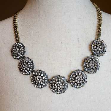 Vintage Rhinestone Statement Necklace - image 1