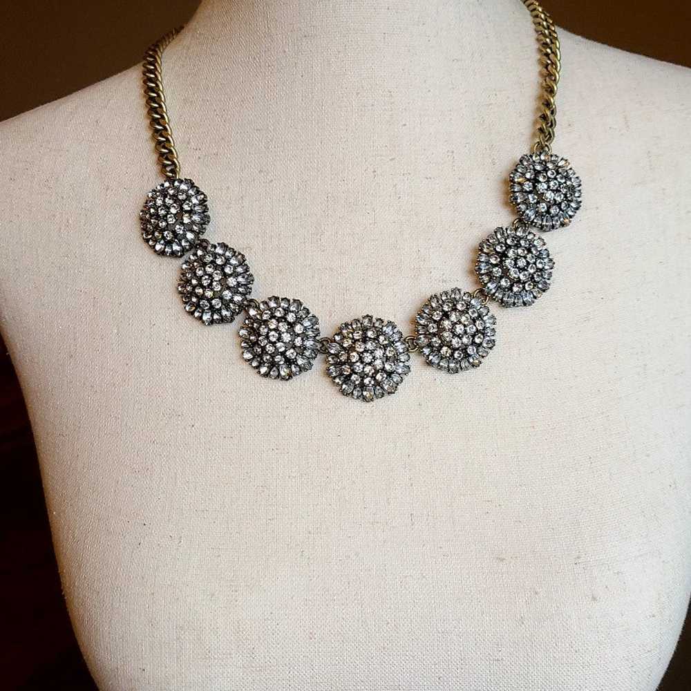 Vintage Rhinestone Statement Necklace - image 2