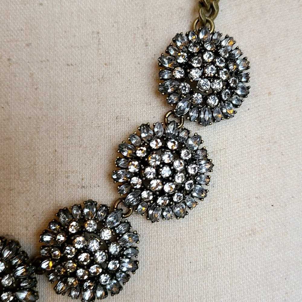 Vintage Rhinestone Statement Necklace - image 6