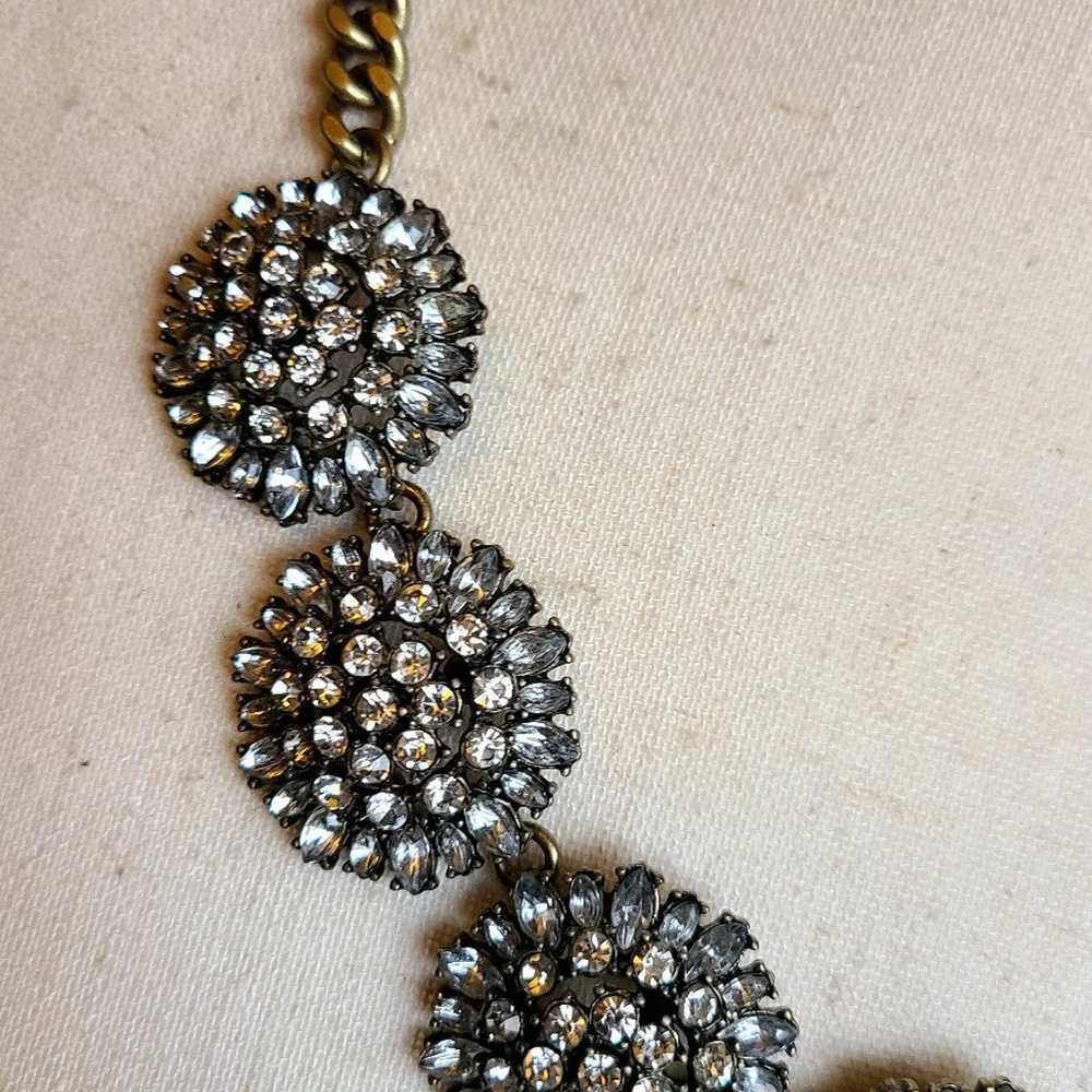 Vintage Rhinestone Statement Necklace - image 7