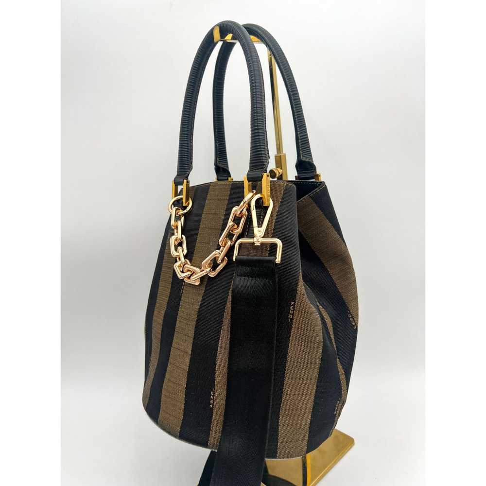 Fendi Fendi Pequin Handbag Crossbody Vintage Stri… - image 2