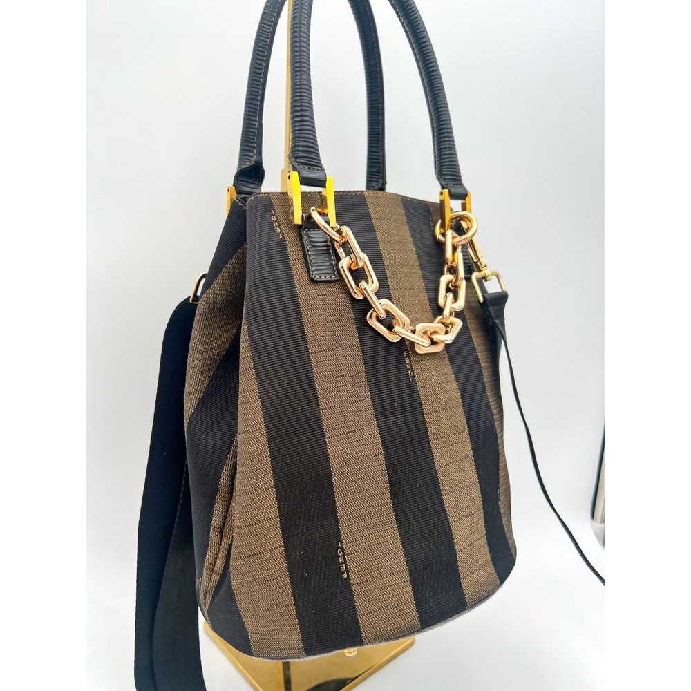 Fendi Fendi Pequin Handbag Crossbody Vintage Stri… - image 3