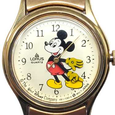 Disney Disney X Lorus Mickey Gold Watch -Rare Left