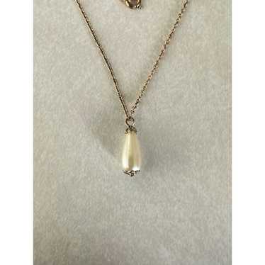 Speidel vintage 12kt yellow gold filled faux pearl