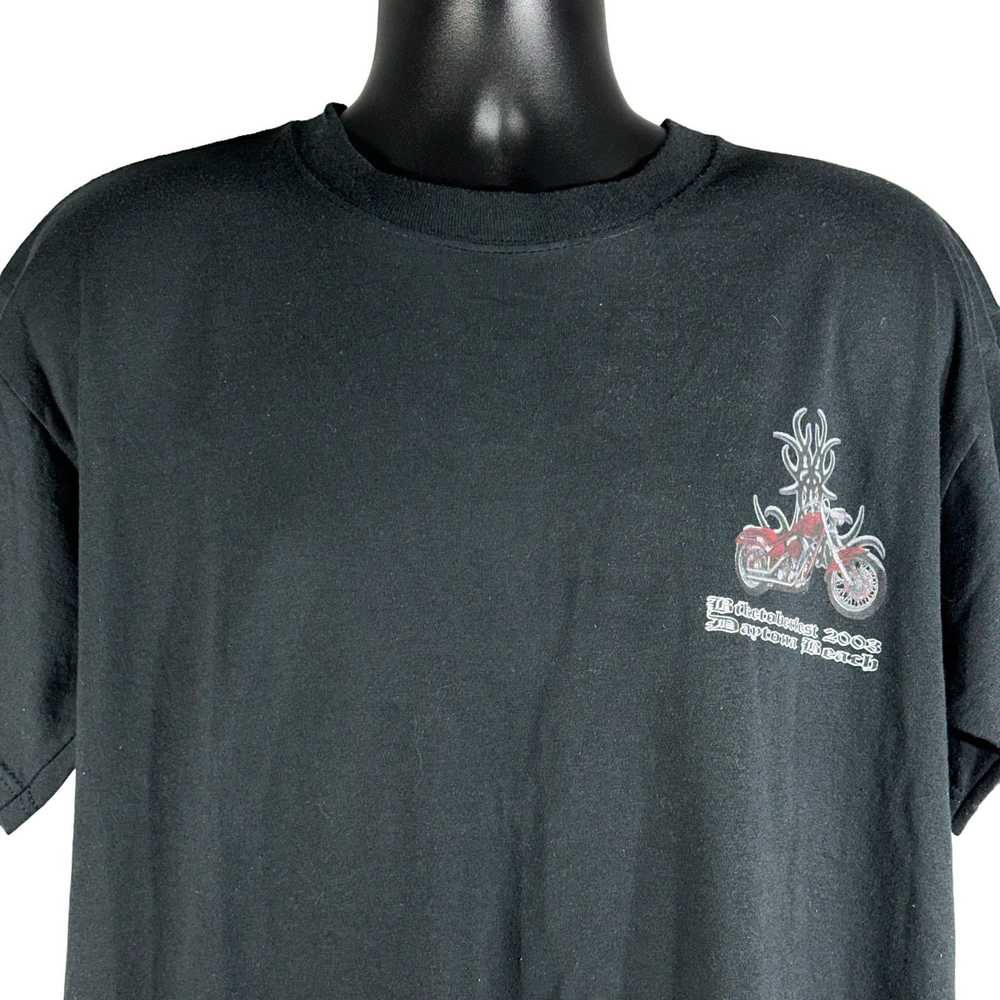 Anvil Vintage Biketoberfest Daytona Beach Tee 2003 - image 2