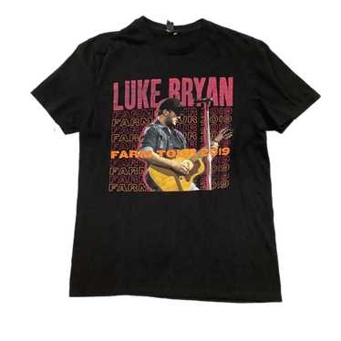 Vintage 2019 Luke Bryan Farm Tour Concert t-shirt - image 1