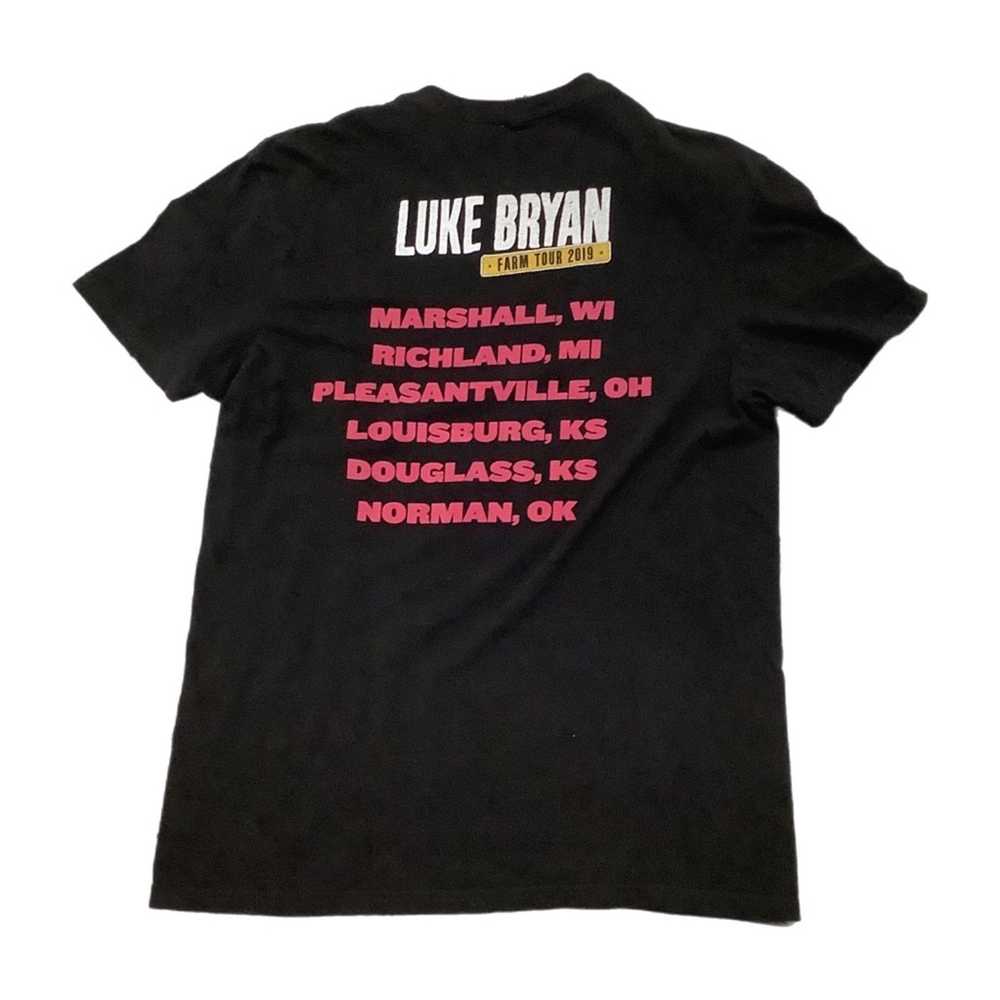 Vintage 2019 Luke Bryan Farm Tour Concert t-shirt - image 2