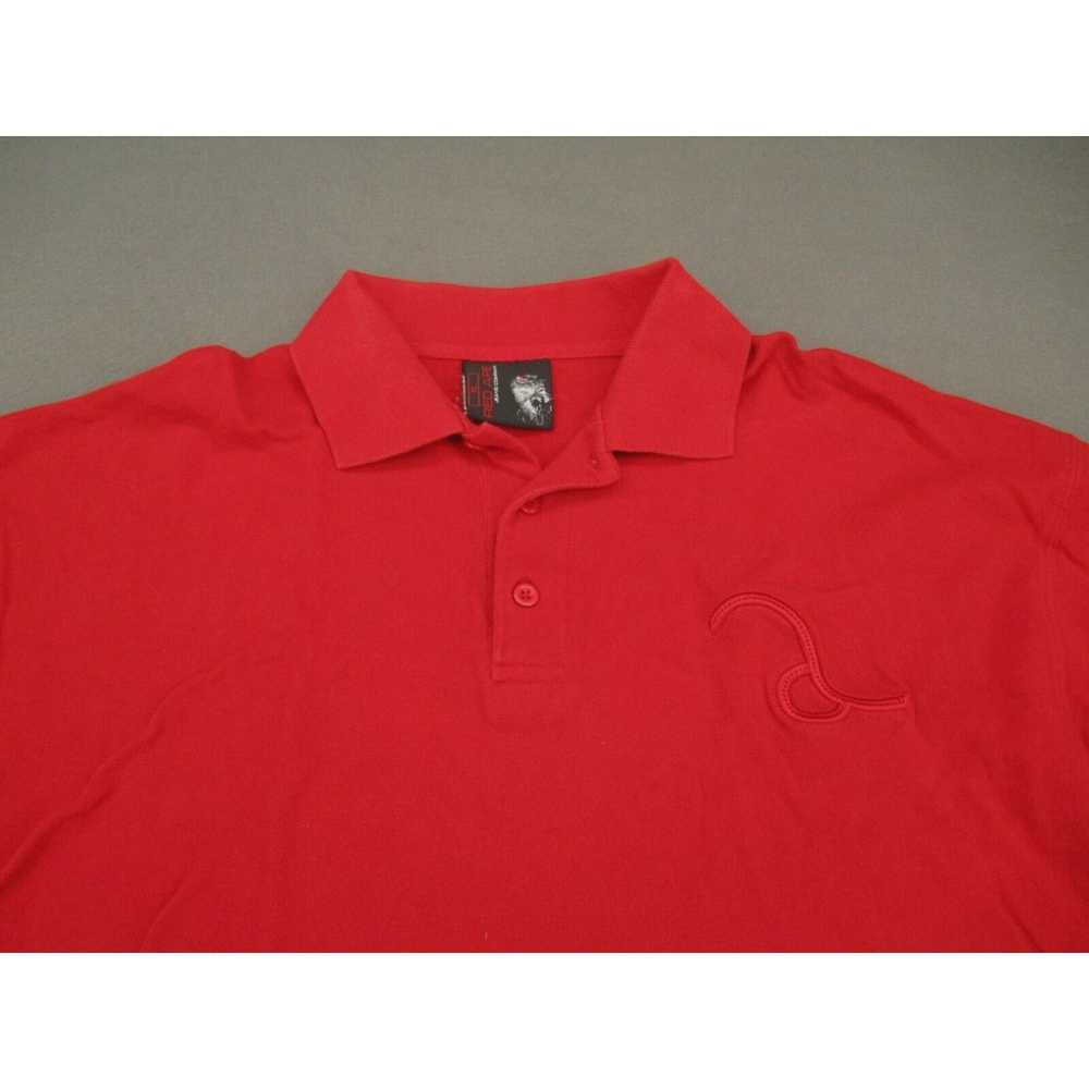 Vintage Red Ape Polo Shirt Mens XL Red Short Slee… - image 2