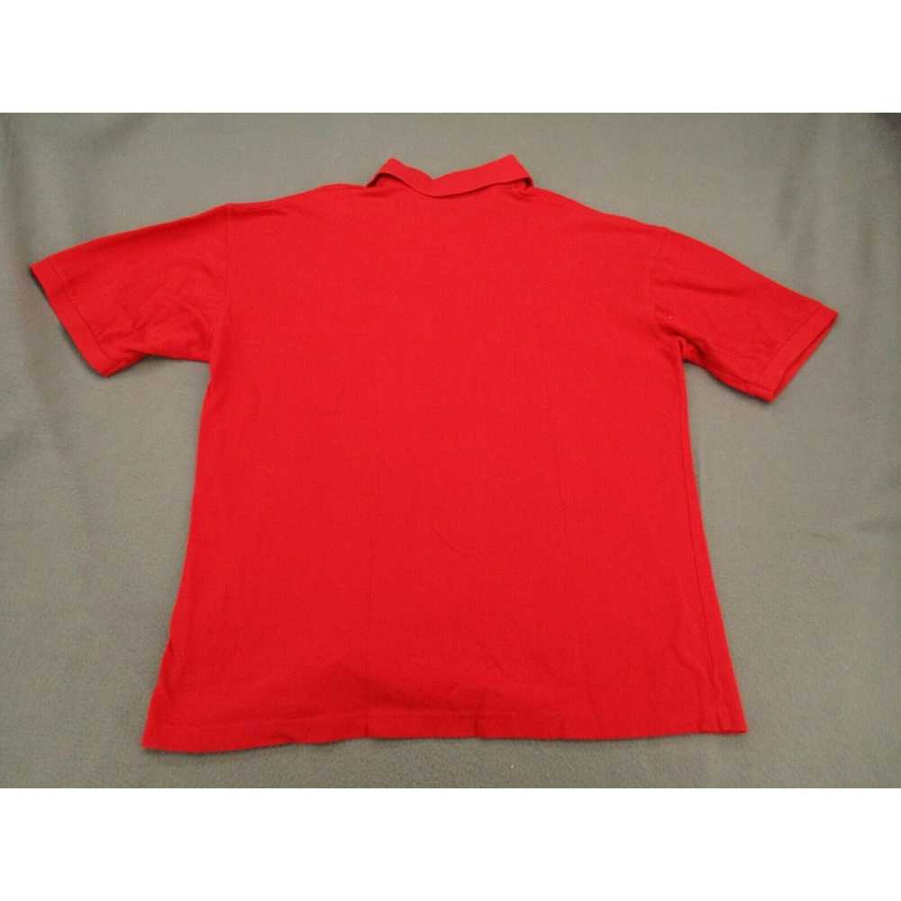 Vintage Red Ape Polo Shirt Mens XL Red Short Slee… - image 6