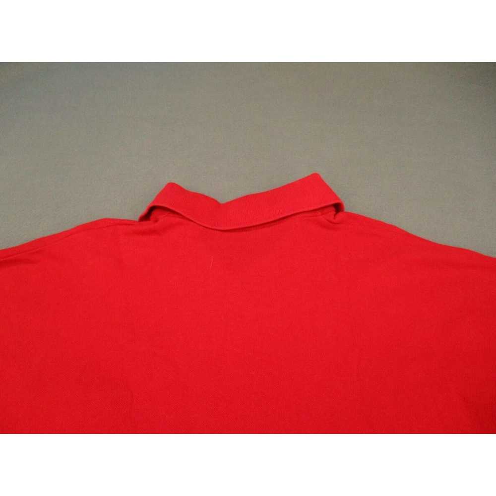 Vintage Red Ape Polo Shirt Mens XL Red Short Slee… - image 7