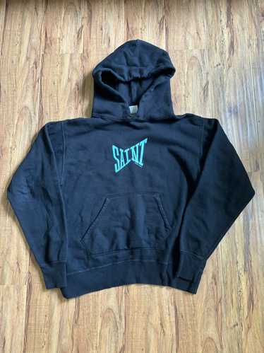 Saint Michael Saint Michael Teal Logo Hoodie - Siz