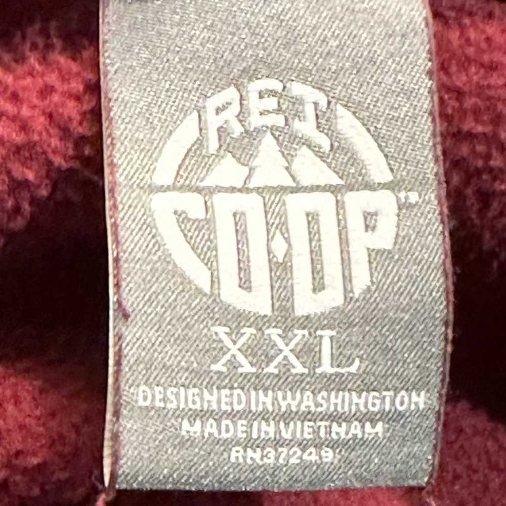 Rei REI CO-OP Burgundy Soft Fleece quarter Zip in… - image 3