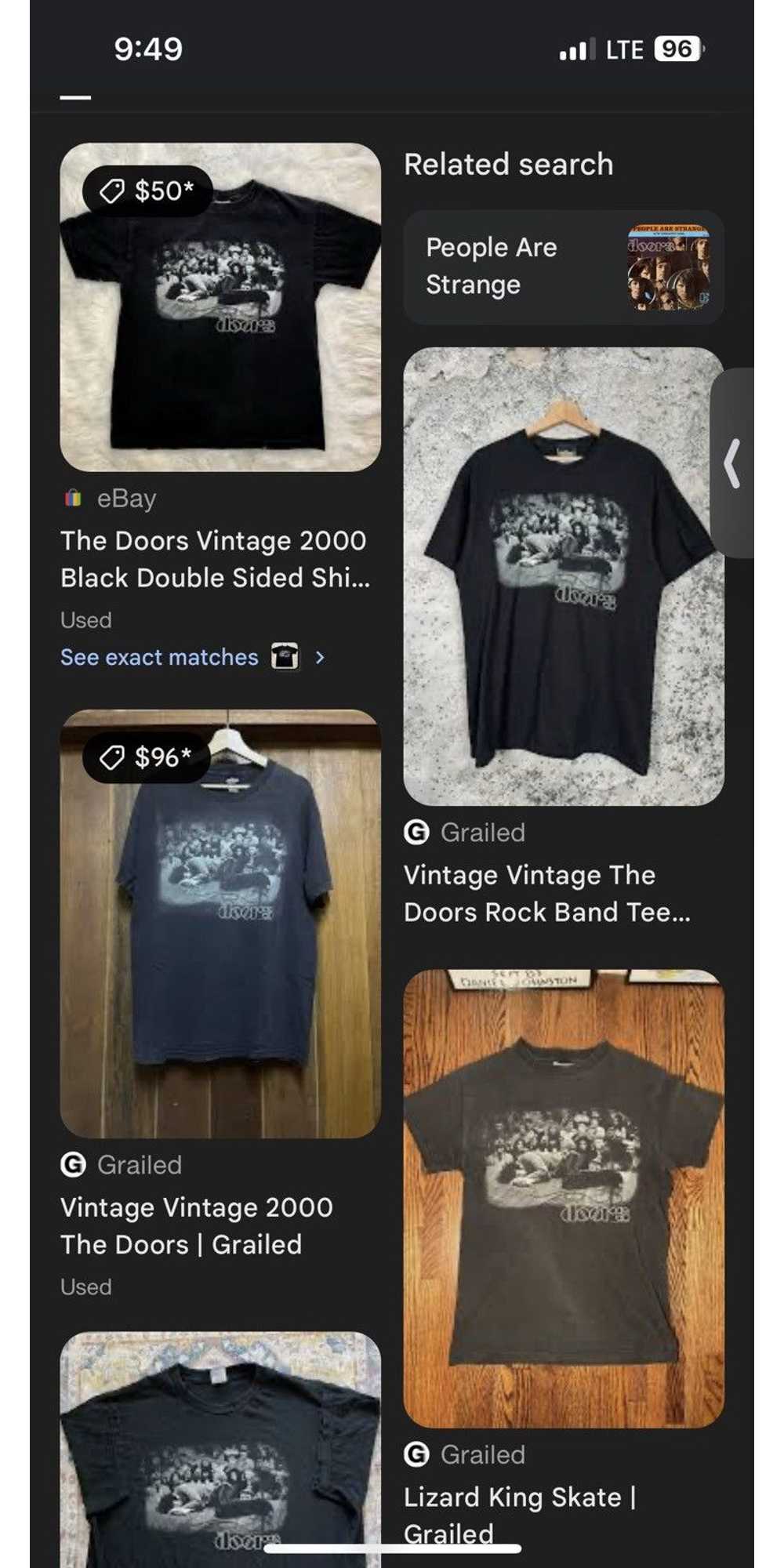 Band Tees × Rock Band Vintage 00’ The Doors “You’… - image 8