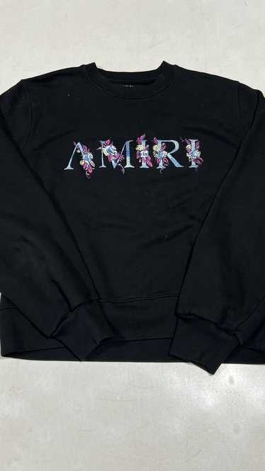 Amiri Amiri Embroidered Floral Logo Sweatshirt