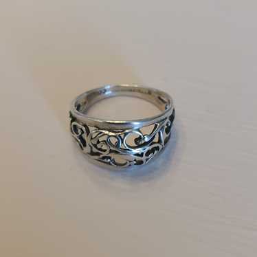 Vintage Cellini sterling silver size 8.5 ring - image 1