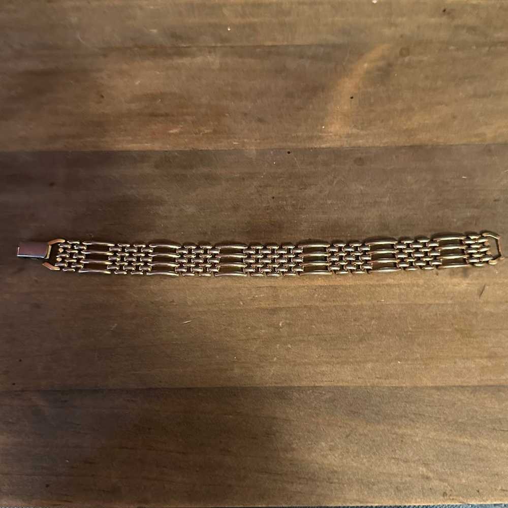 Vintage Napier gate link bracelet - image 6