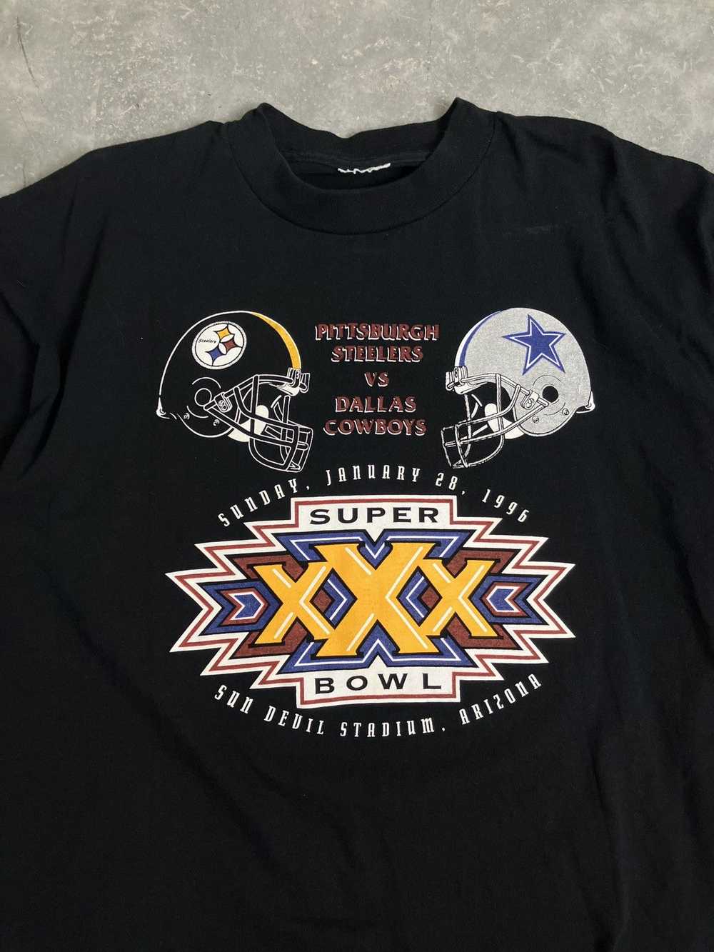 Tee × Tee Shirt × Vintage Vintage 1996 Super Bowl… - image 2