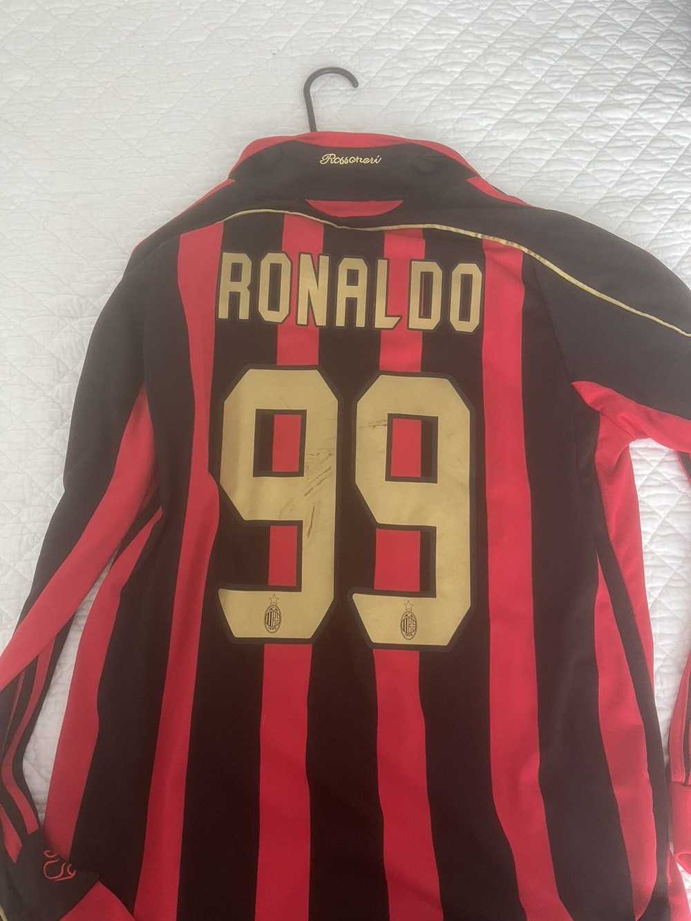 Adidas × Vintage Rare AC Milan Jersey Ronaldo 99 - image 4