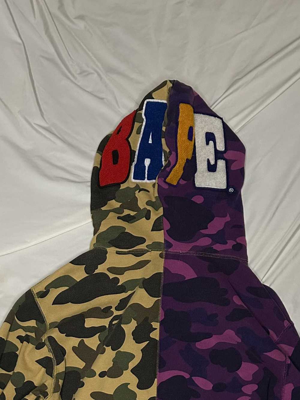 Bape COLOR CAMO BAPE HALF FULL ZIP HOODIE - image 4