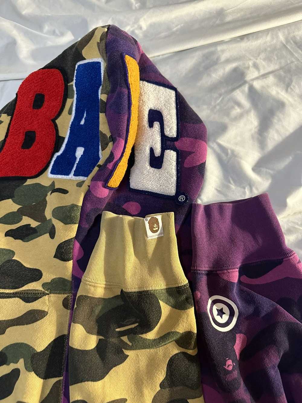 Bape COLOR CAMO BAPE HALF FULL ZIP HOODIE - image 5