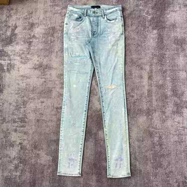 Amiri Amiri colored splashed ink destroys jeans - image 1