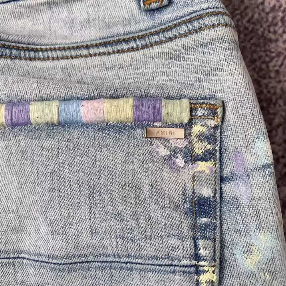 Amiri Amiri colored splashed ink destroys jeans - image 7