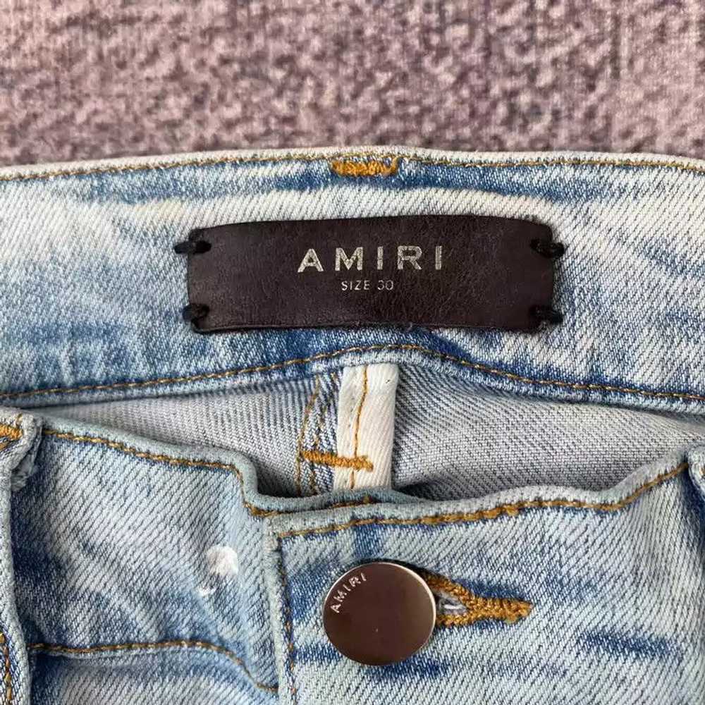 Amiri Amiri colored splashed ink destroys jeans - image 8