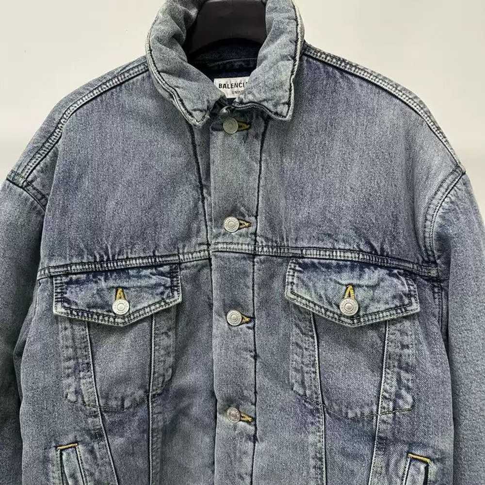 Balenciaga Balenciaga FW22 Padded washed denim co… - image 3