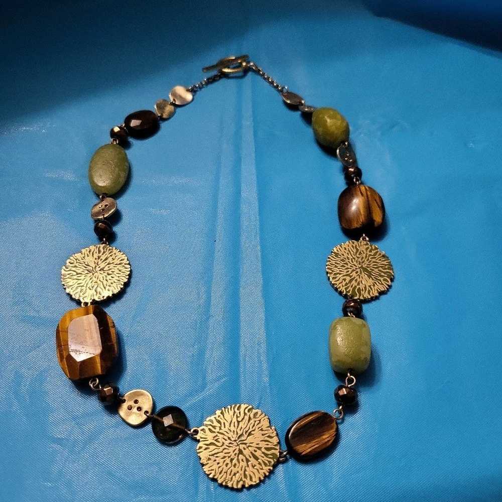 Vintage Sigrid Olsen Multi Stone Necklace - image 1